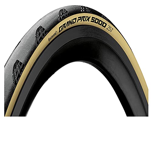 Continental Grand Prix 5000 25-622 (700x25c) czarny krem