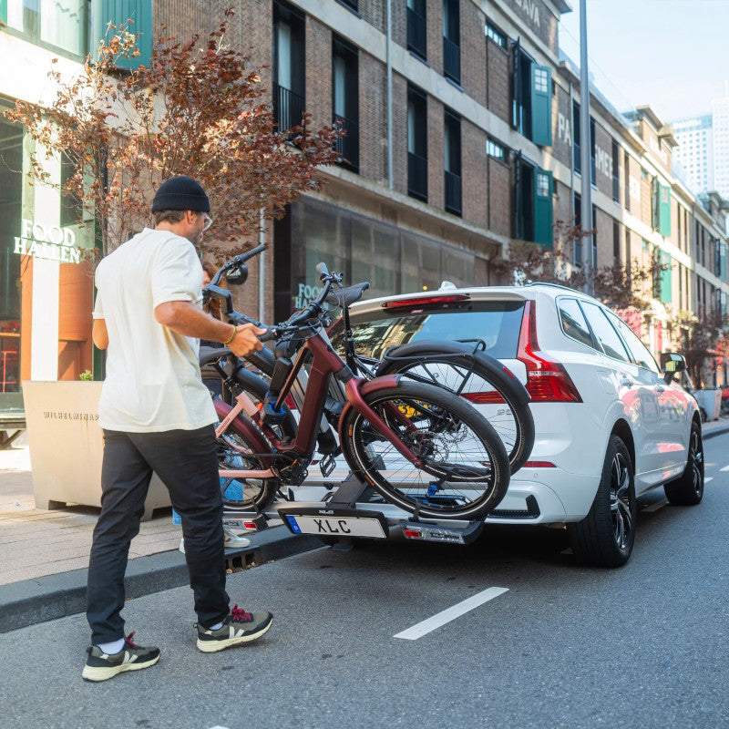 Portabici Posteriore Ripiegabile XLC Almada Work-E VC-C07 Per 2 E-Bike