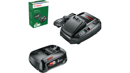 Bosch starterset 18 V (2.5 AH + batterij bij 1830 pk)