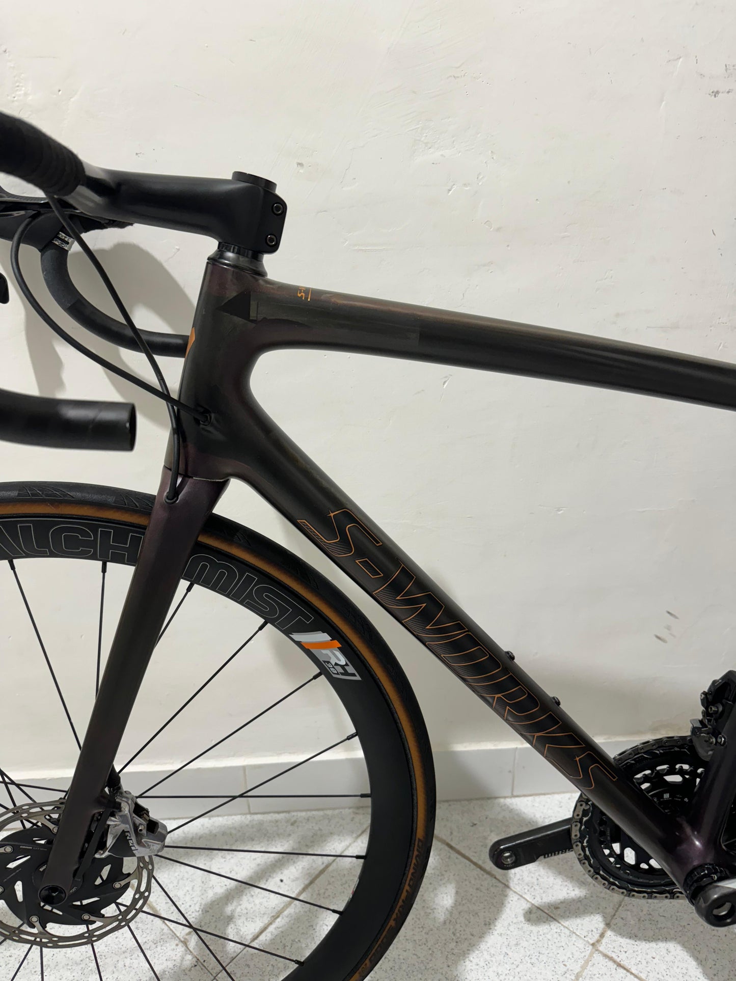 S-Works Aethos Rode Axs Maat 56 - Gebruikt