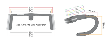 ENVE SES Aero Pro One Integrated Handlebar 37/40cm