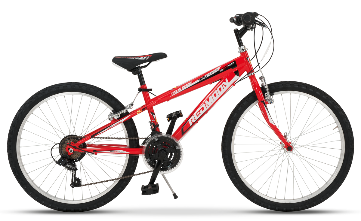 Velomarche Homme Lune Rouge 24"