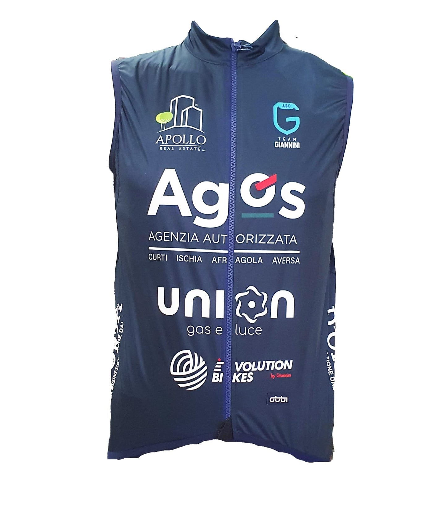 Gilet Antivento Evolution Bikes Team Giannini Agos 2024