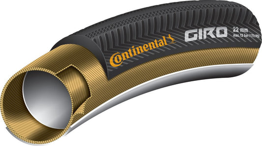 Giro continental tubular 28 "x22mm preto