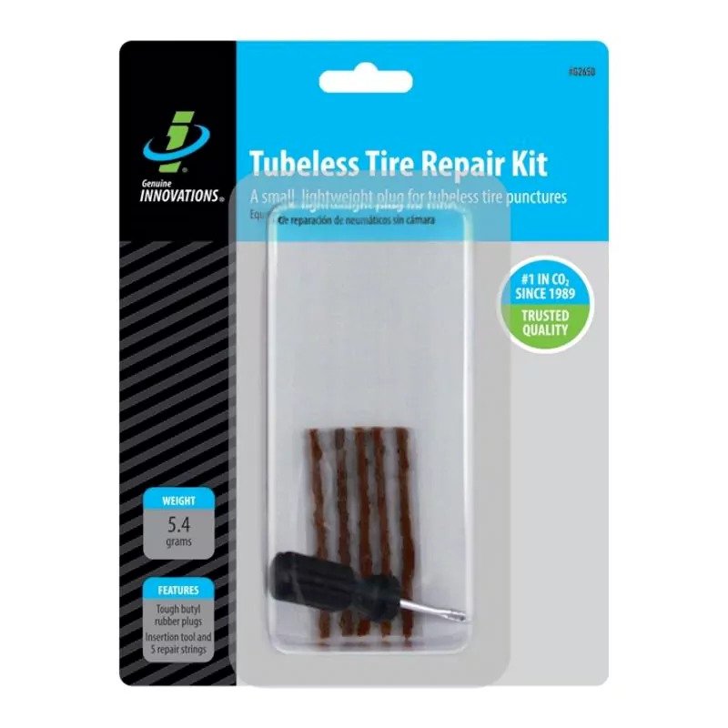 Innovation Kit of 5 Tubeless Repair Caps 50mm x 1.5/2mm with Inserter