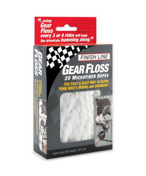 Kit 20 ficelles en microfibre Finish Line Gear Floss