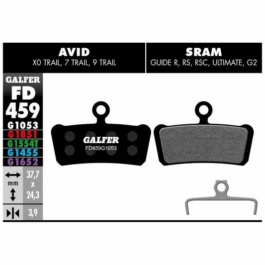 GUALFER FD459G1053 GUÍA SRAM, G2 y Avid X0 Trail Brake Ports