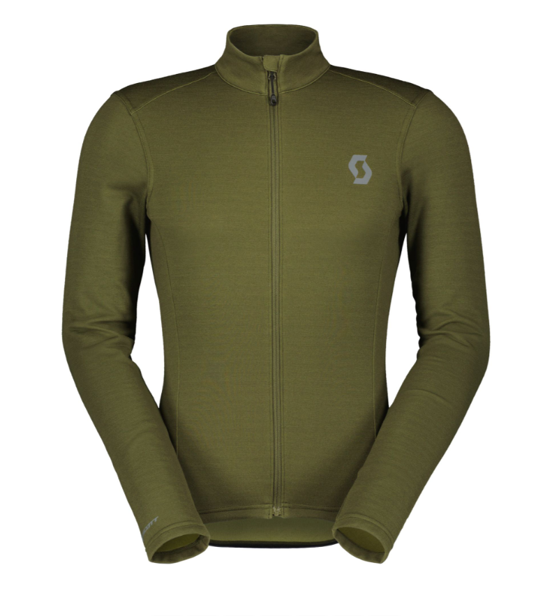 Chemise pour hommes à manches longues pour hommes Scott Gravel Merino