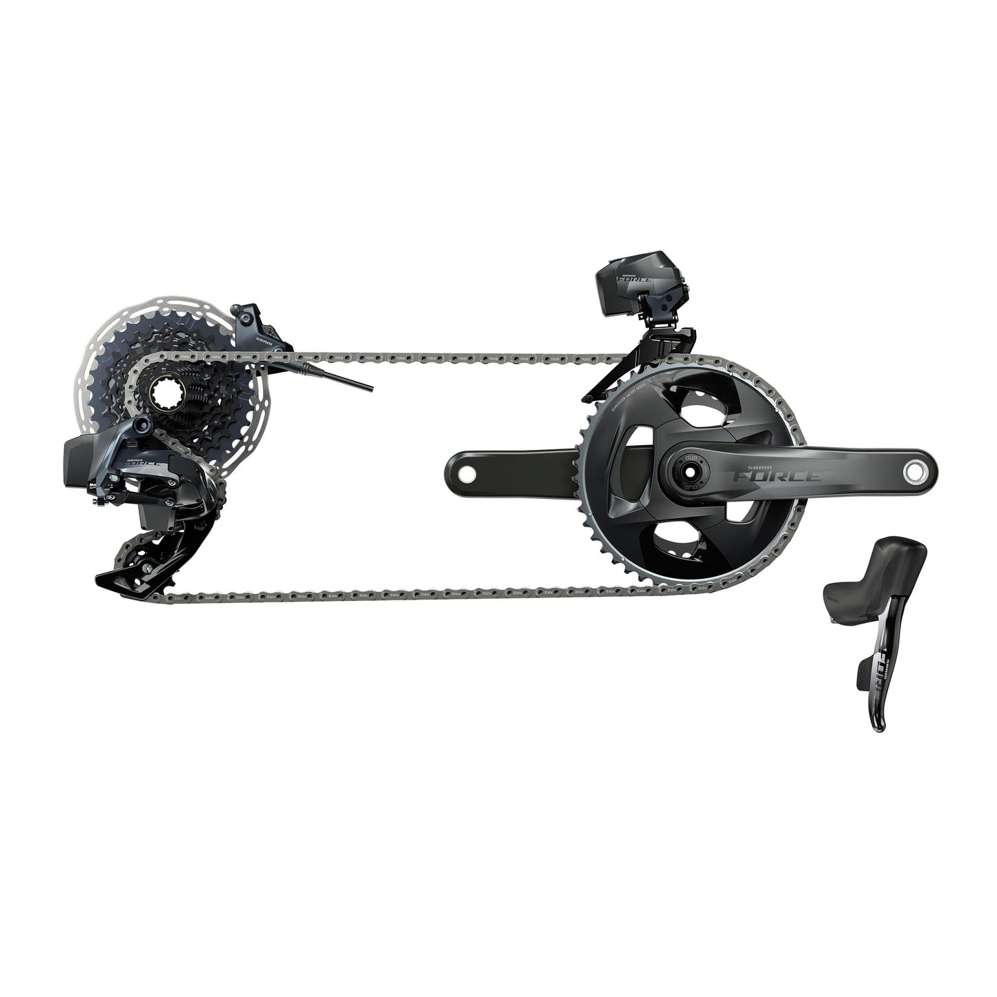 SRAM Force ETAP AXS -levy 2x12 -ryhmä