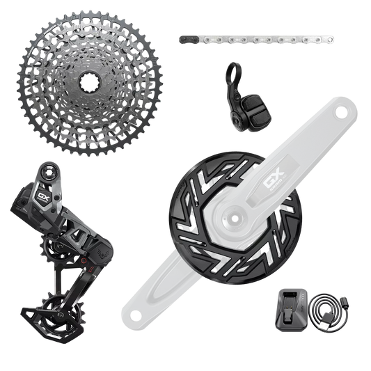 Sram Gx Eagle AXS Transmission E-MTB 104 BCD T-Type Groupset Without Cranks