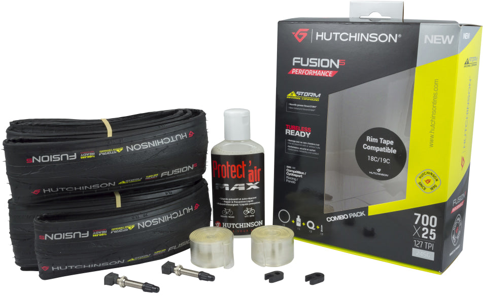 Hutchinson Fusion 5 Performance Tubeless Combo Pack 700X25