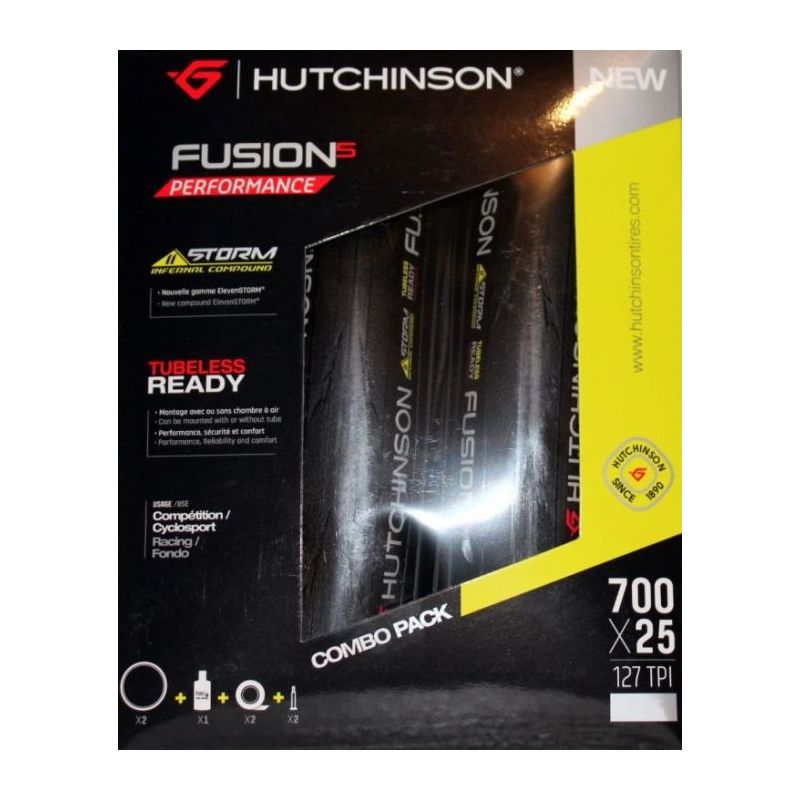 Hutchinson Fusion 5 Performance Tacheless Combo Pack 700x25