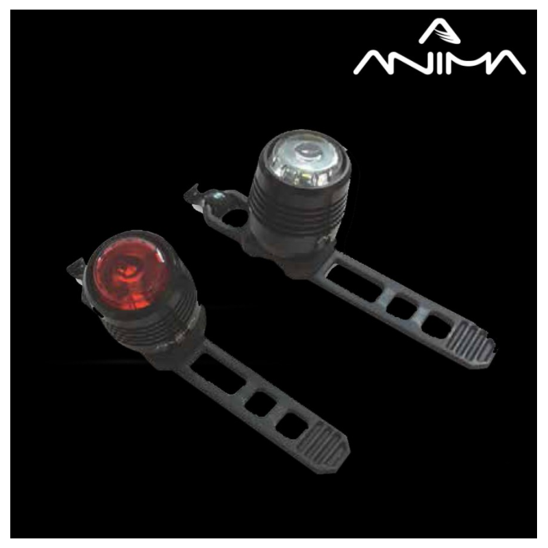 Kit de feux arrière LED rechargeables USB ANIMA TO47K