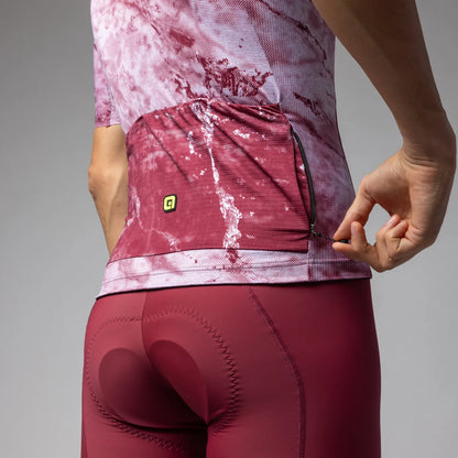 Jersey de manga corta Alè pr-e mármol 2025