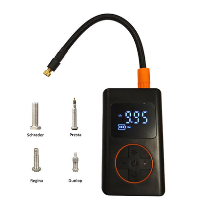 Mini Compressore Universale Barbieri 10 Bar Per Tutte Le Valvole Con Display Digitale