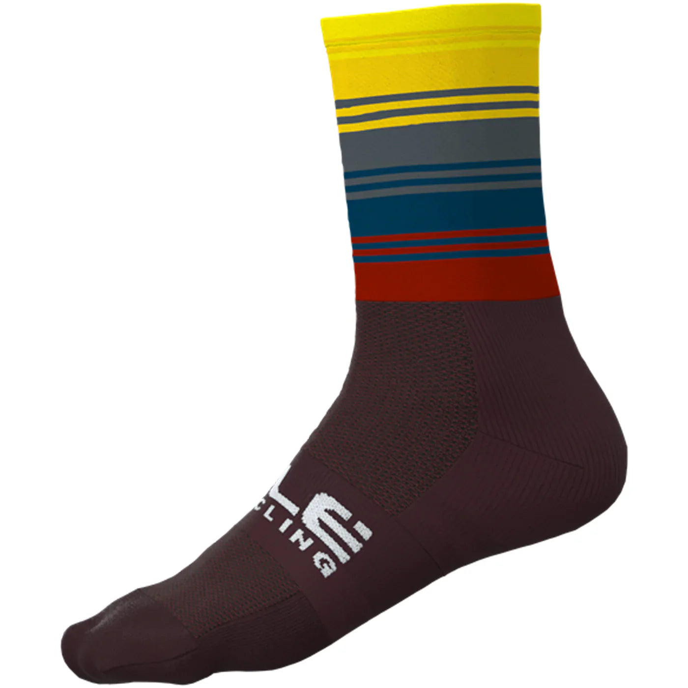 Alè Q-Skin 16cm Mud 2023 socks 