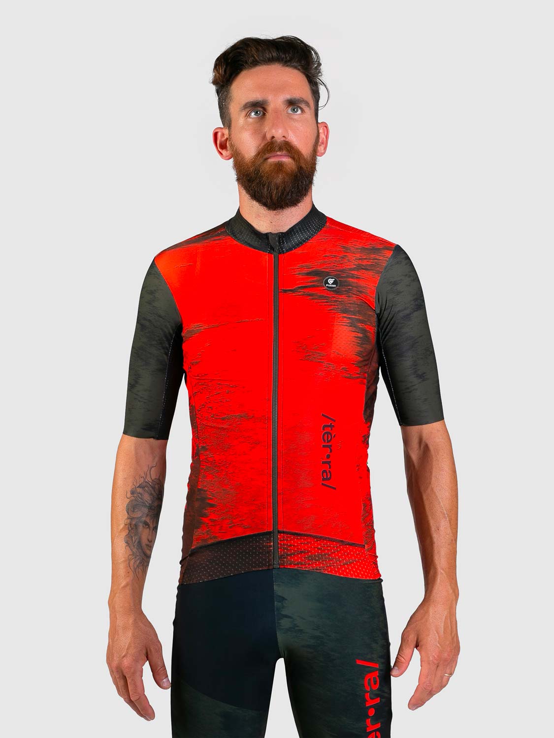 Pissei Manga curta XC Terra Jersey