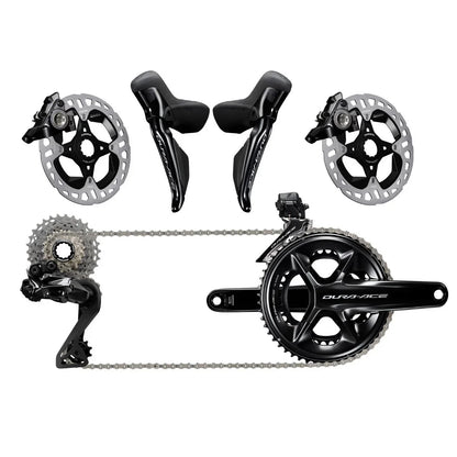 Grupa sprzętowa Shimano Dura Ace Di2 9270 z miernikiem mocy tarczowej 12 V