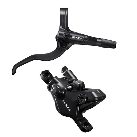 Pair of Shimano MT401 hydraulic disc brakes