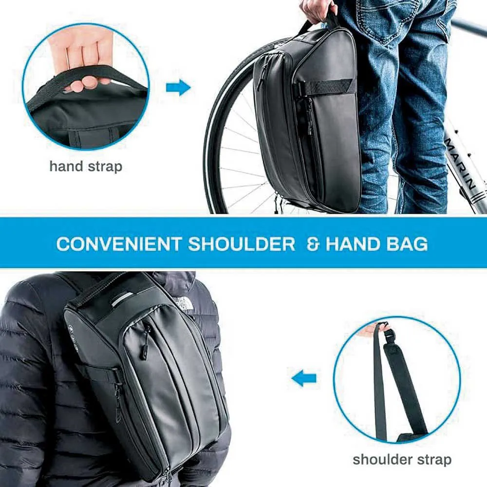 Skuad Explorer bag on the luggage rack - 9.5l