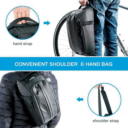 Skuad Explorer bag on the luggage rack - 9.5l