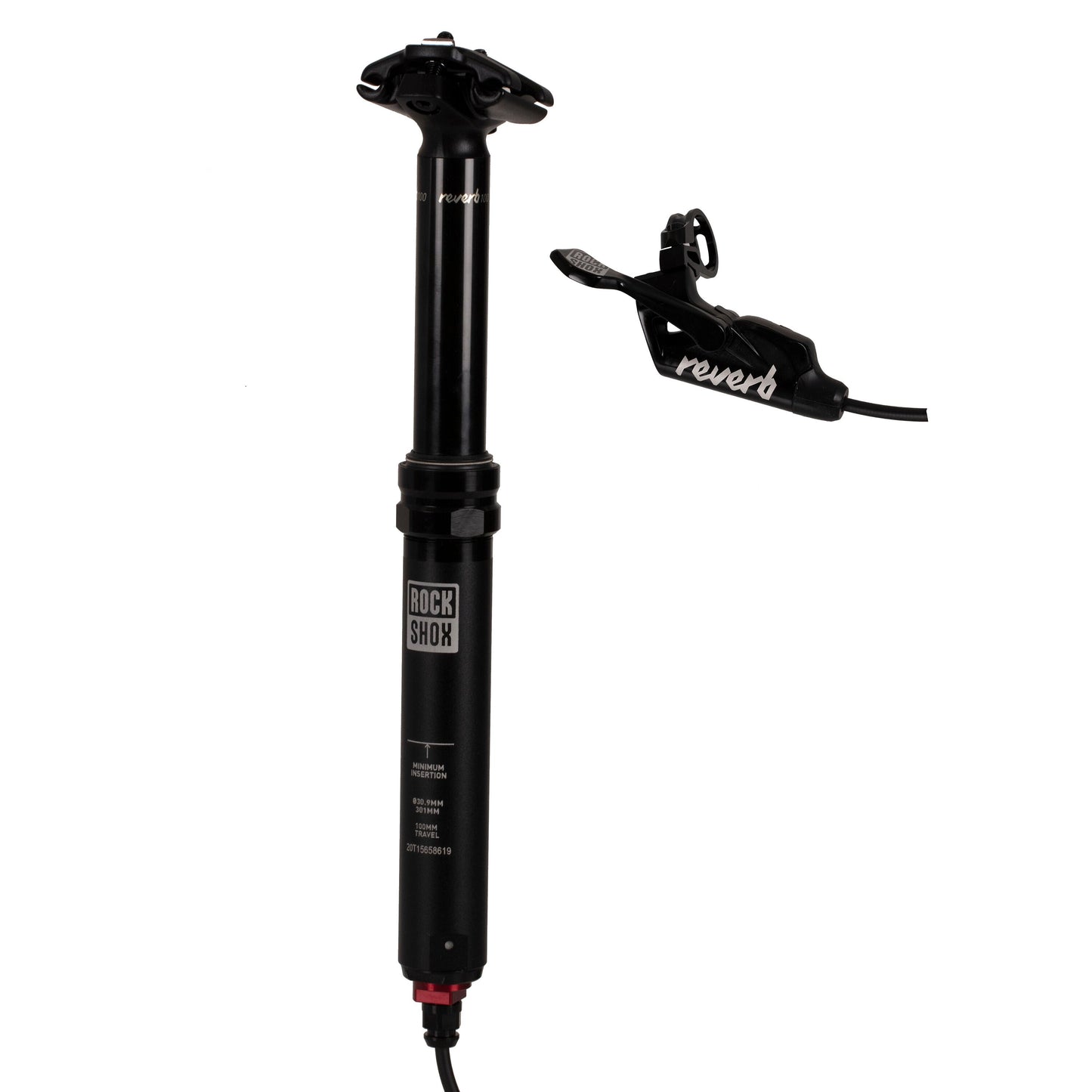 Rock Shox Reverb C1 Stealth 1x Remote -temppeli Teleskooppinen reggisella - 30,9 mm