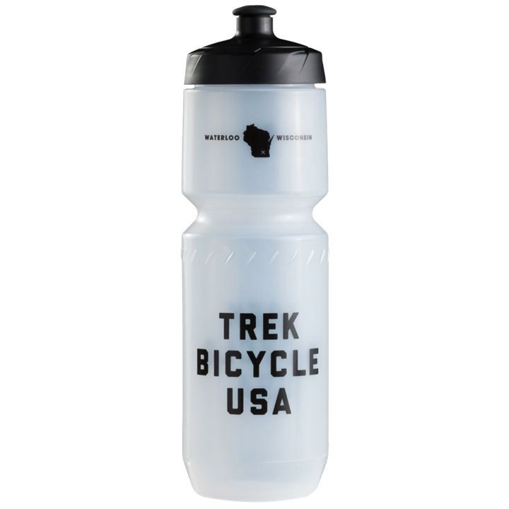 Trek USA Water Bottle Screw Cap Transparent Silo X1 710ml