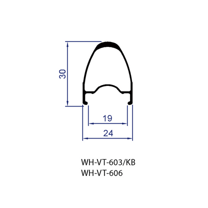 Ruote Vision Trimax 30 KB Rim Brake