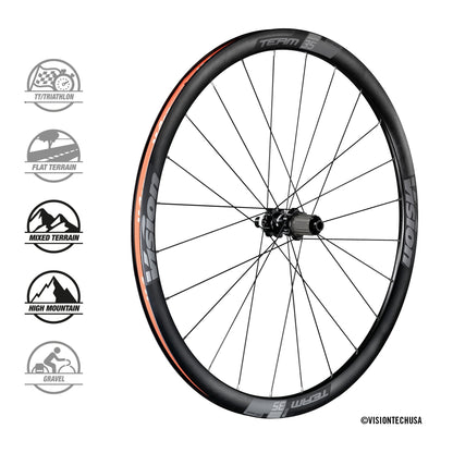 Vision Team 35 Disc Center Lock SH11 wheels